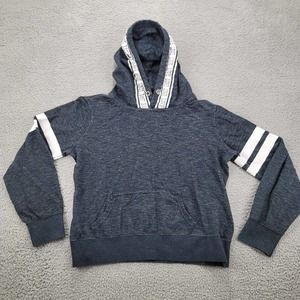 Reflex‎ Jacket Womens Large Navy Blue Hoodie Long Sleeve Casual Love